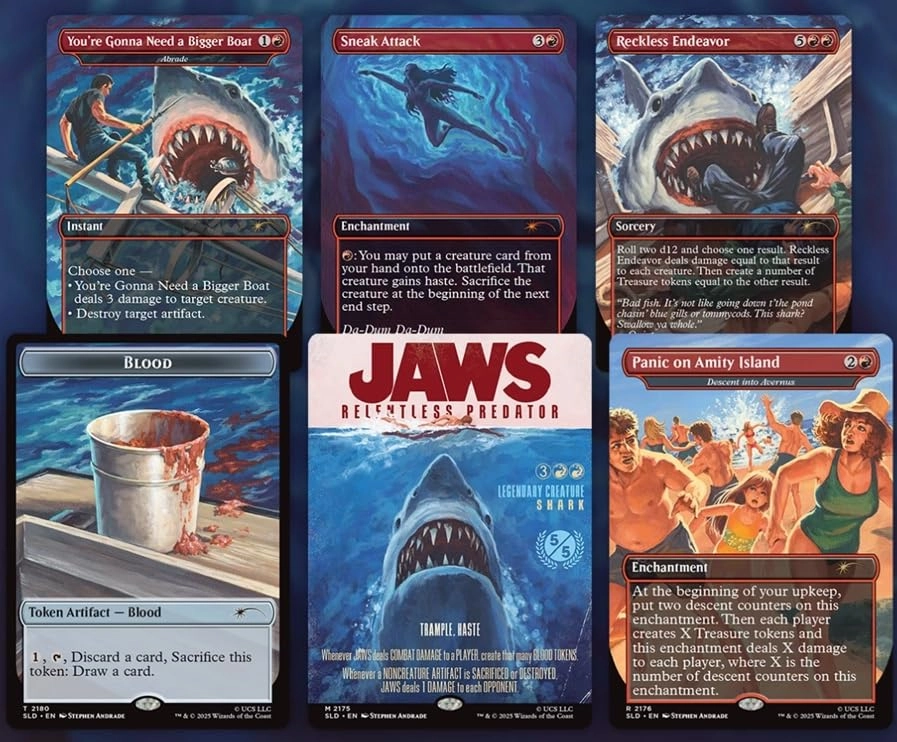 Magic TCG Secret Lair x Jaws: Terror of Amity Island