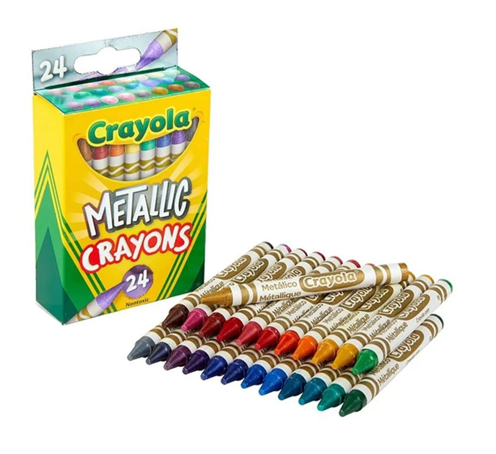 Metallic Crayons - 24 piece(s)