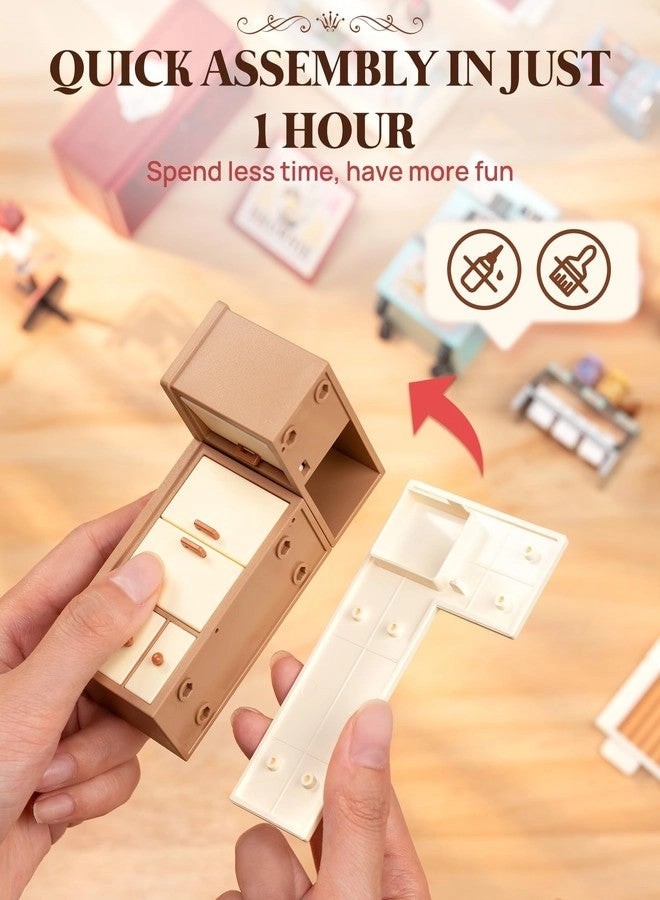 DIY Miniature Dollhouse Kit - Ice Cream Store 124 scale