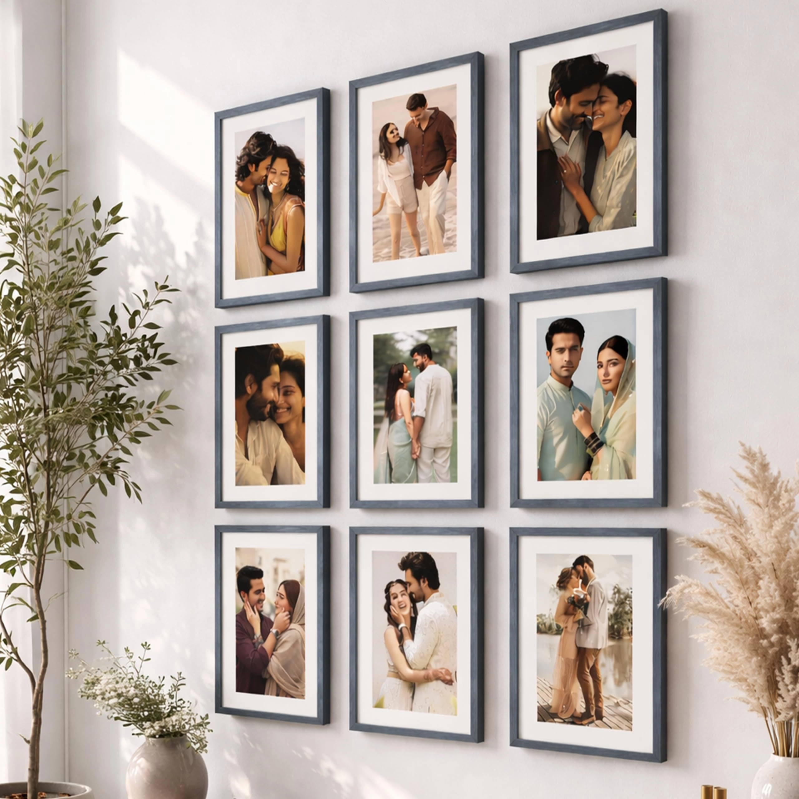 Collage Picture Frame - 6x8 Inch 9