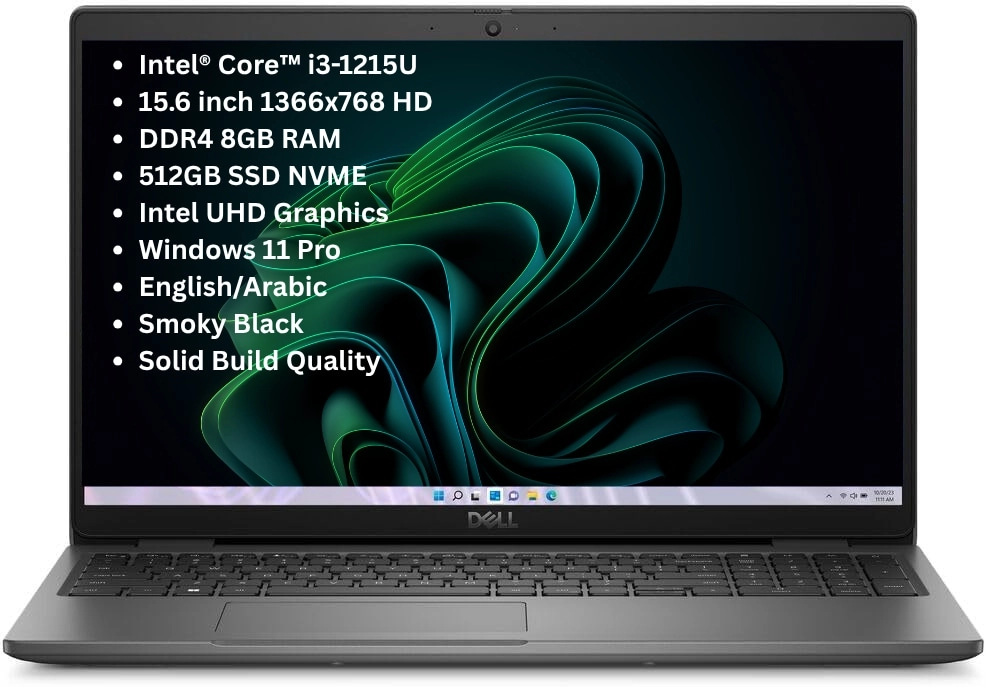 SSR COMPUTERS TRADING LLC Latitude 3540 - 15.6'' Core i3-1215U 8GB 512GB SSD