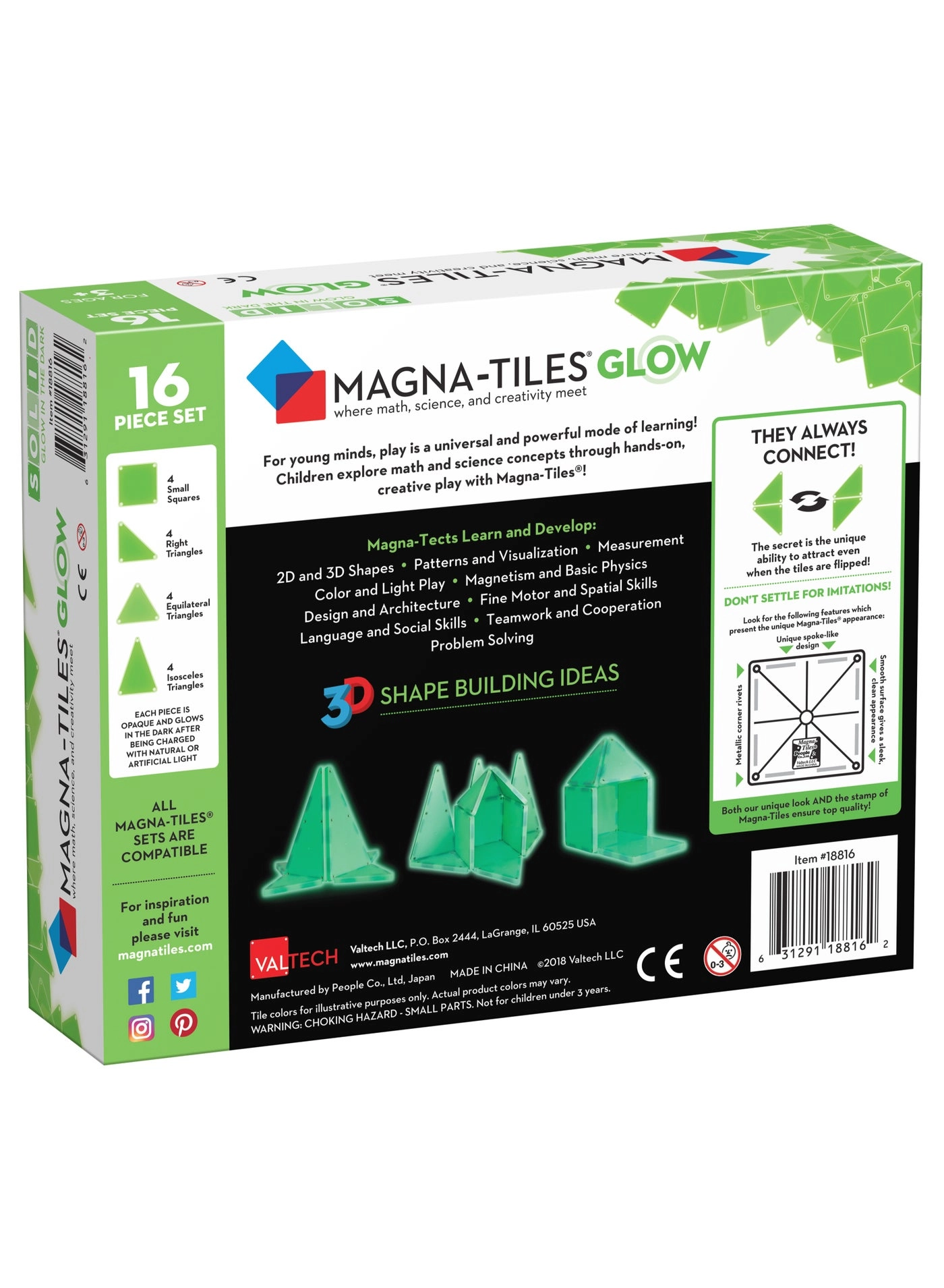 Glow in the Dark - Engineer 16 pcs