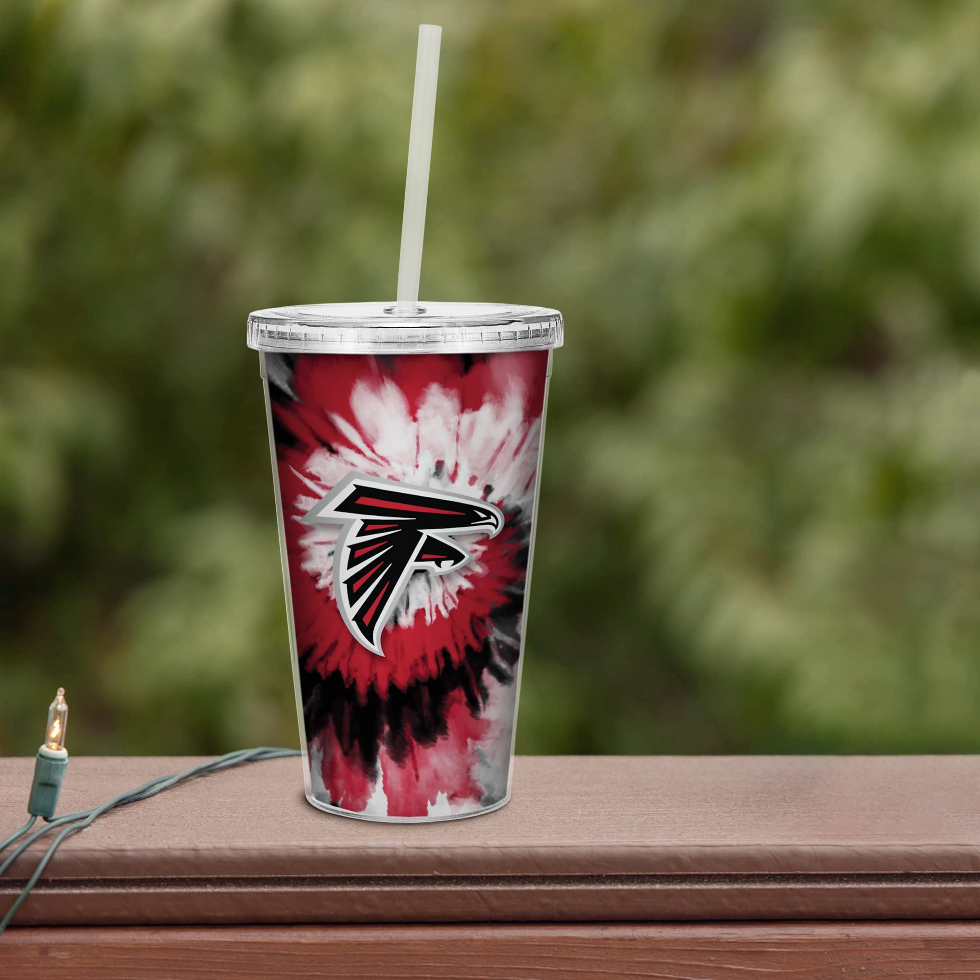 NFL Football Metallic Tie Dye Tumbler - 473ml