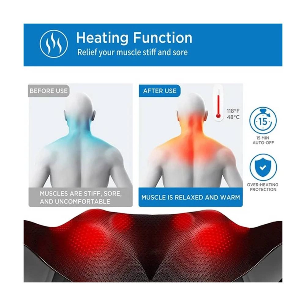 Shiatsu Massager - Back Neck With Heat