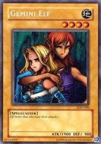 Konami Yu-Gi-Oh! Gemini Elf LON-000 - Unlimited Edition
