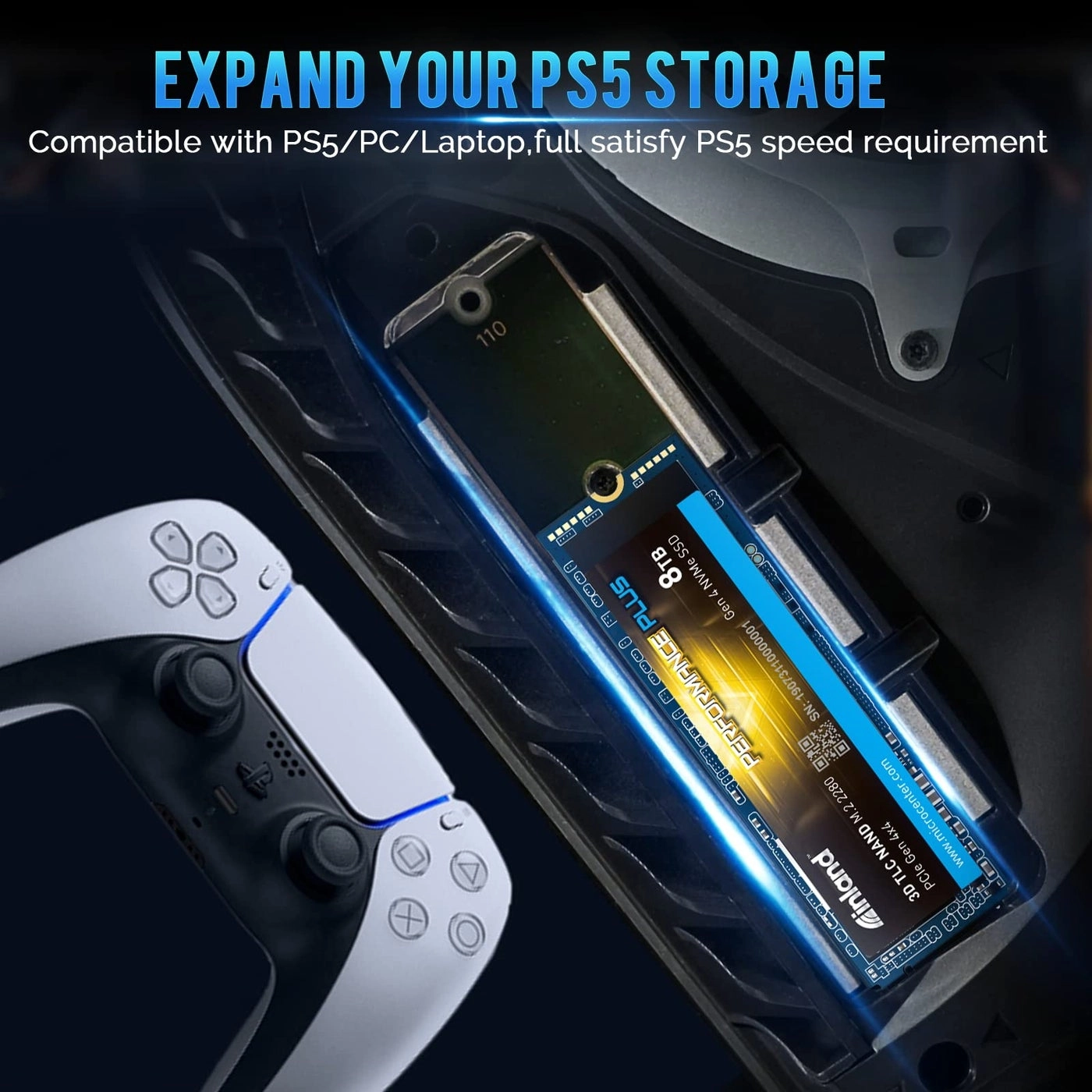 Performance Plus NVMe Internal Gaming SSD - 8TB M.2 2280