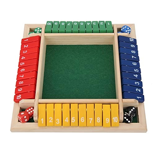 Wooden Board Dice Game - 18 months and up 8 pieces