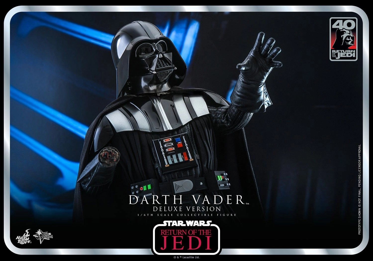 Darth Vader RETURN OF THE JEDI 40th Anniversary (Deluxe Edition) Action Figure - Sixth Scale