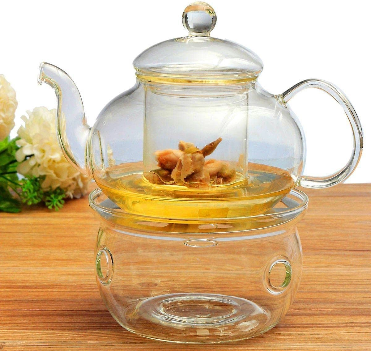 Borosilicate Heat Resistant Glass Teapot - borosilicate glass 50 ml Set