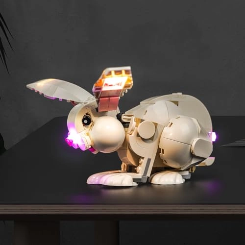 LED Light Kit for Lego 31133 White Rabbit Animal - white