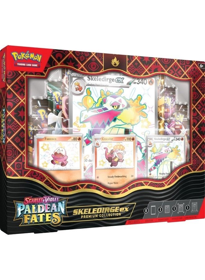 Pokémon Scarlet and Violet PALDEAN Fates EX Premium Collection - Shiny Fuecoco