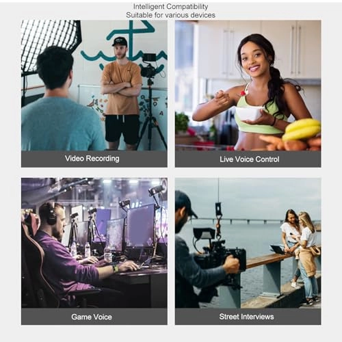 Yanmismh5cx3p9to 3.5mm-Mini-Jack+USB Microphone