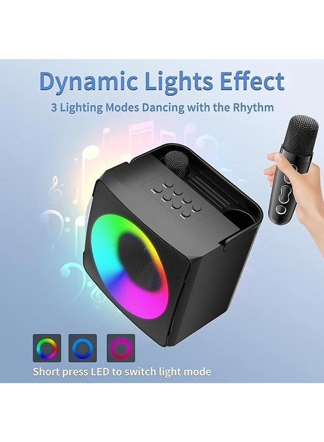 SD-508 - Mini Karaoke Bluetooth Speaker LED Lights Built-In Microphone