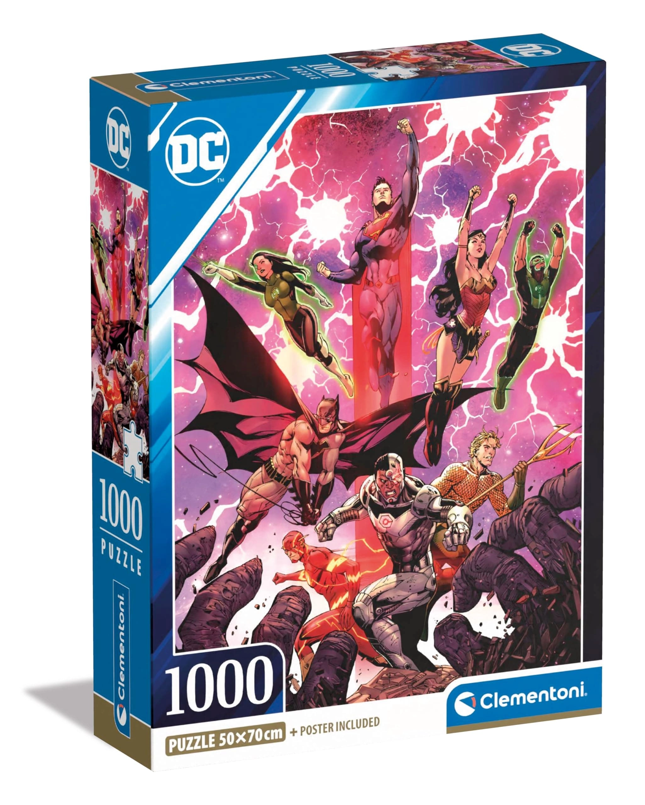 Clementoni DC Comics Justice League Puzzle (39853) - 1000 pcs