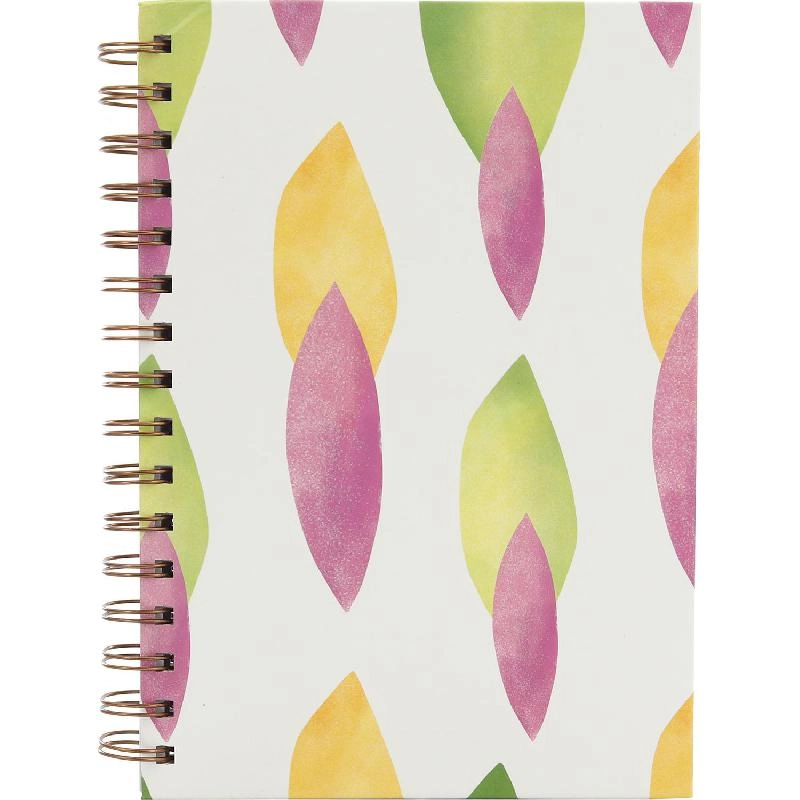 Notebook 19 X 26 cm Spiral - Grid 100 Sheets