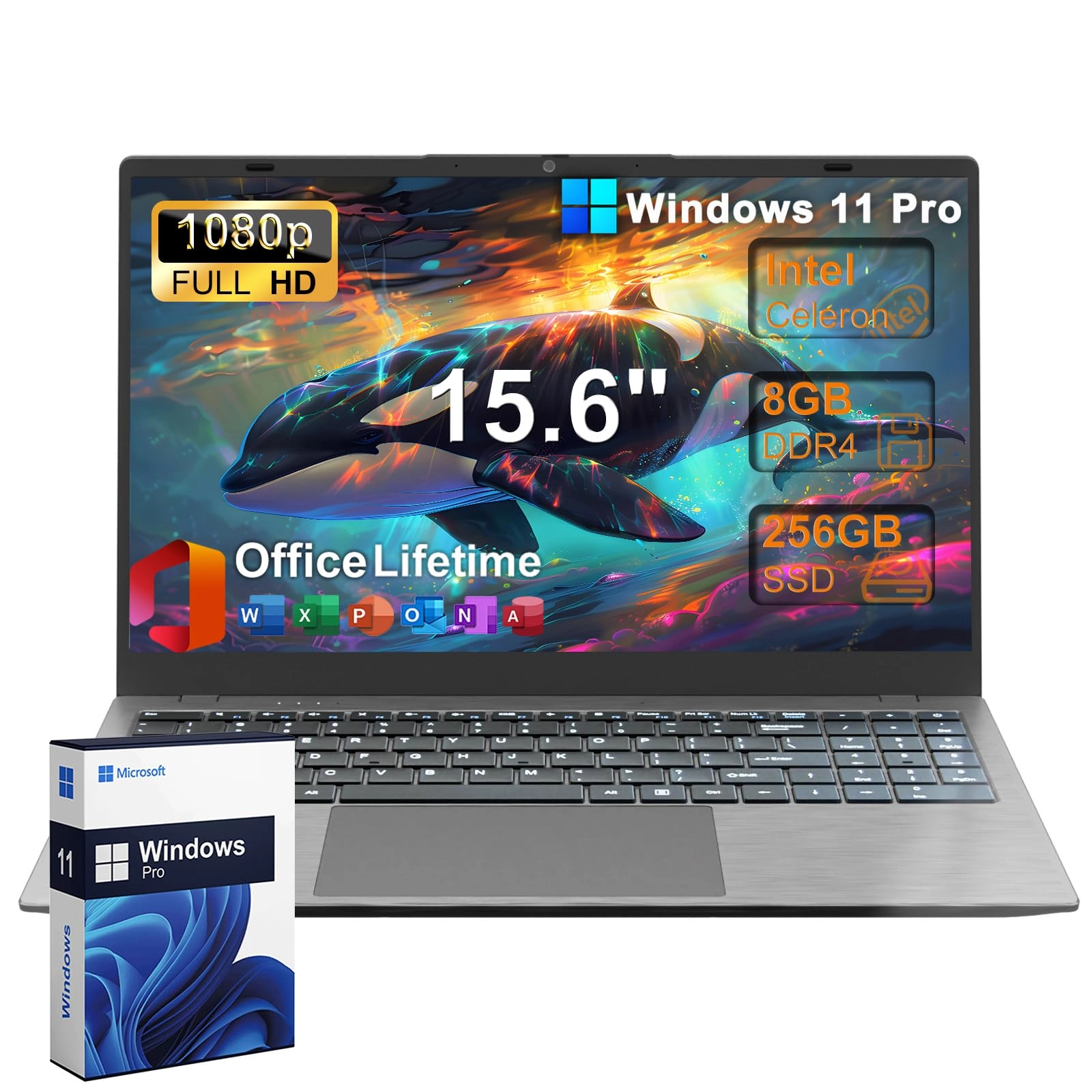 15 Laptop - 15.6'' 256GB 8GB 256GB Celeron N