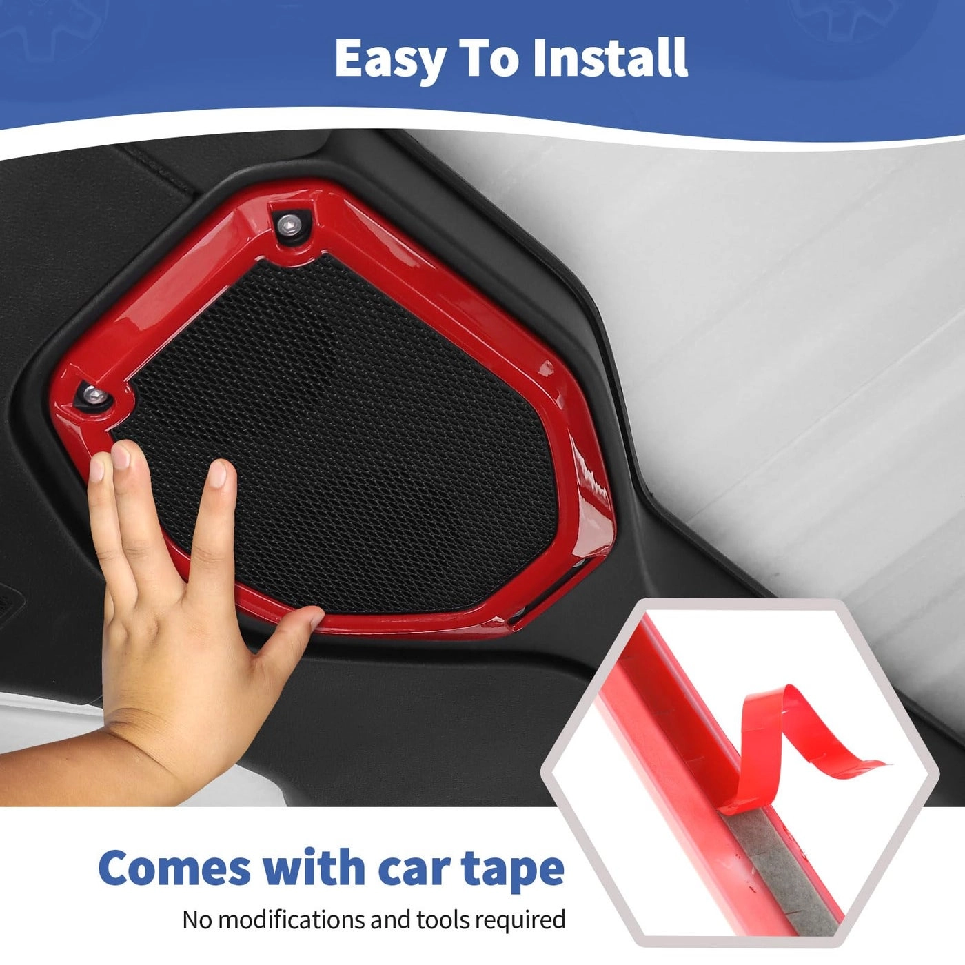 A Pillar Speaker Frame Trim Cover - Jeep Wrangler JL 2018-2024