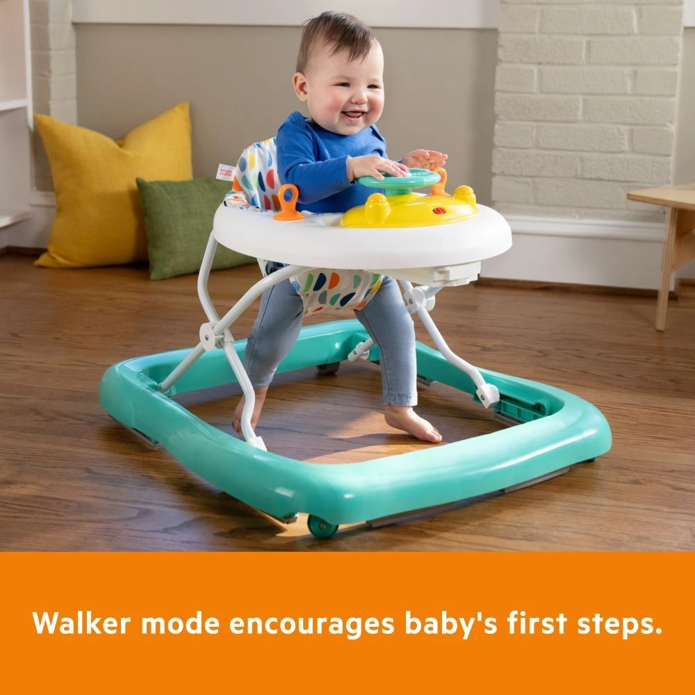 Ready to Roll Lights & Sounds Walker - Light Blue 6 months