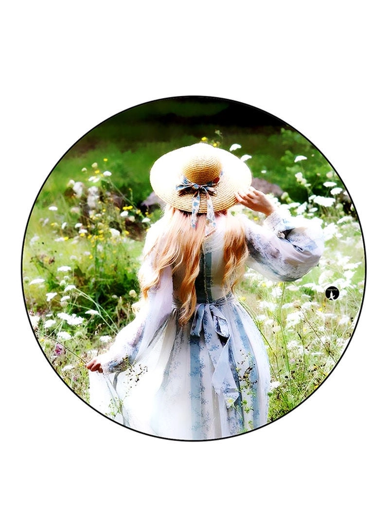 Girl Printed Mouse Pad