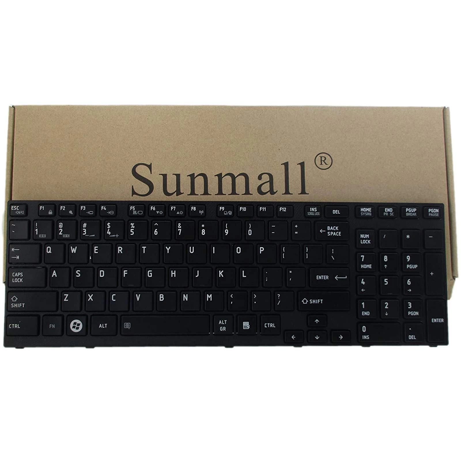 Keyboardsaller P755 Keyboard - US Layout black Wired