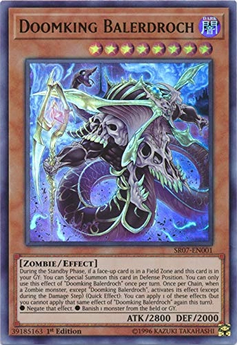 Yu-Gi-Oh! Doomking Balerdroch - SR07-EN001 Ultra Rare 1st Edition Structure Deck: Zombie Horde