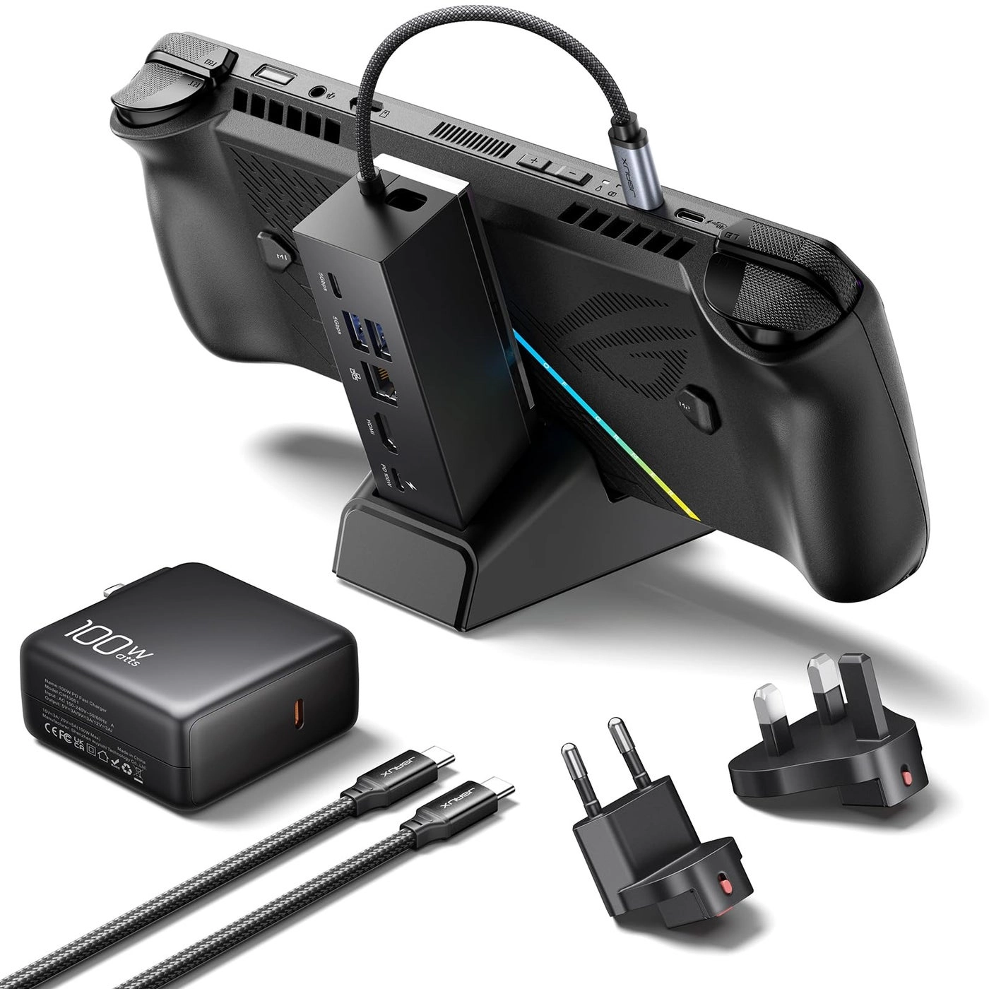 JSAUX Docking Station - 6-in-1 100W 4K@120Hz