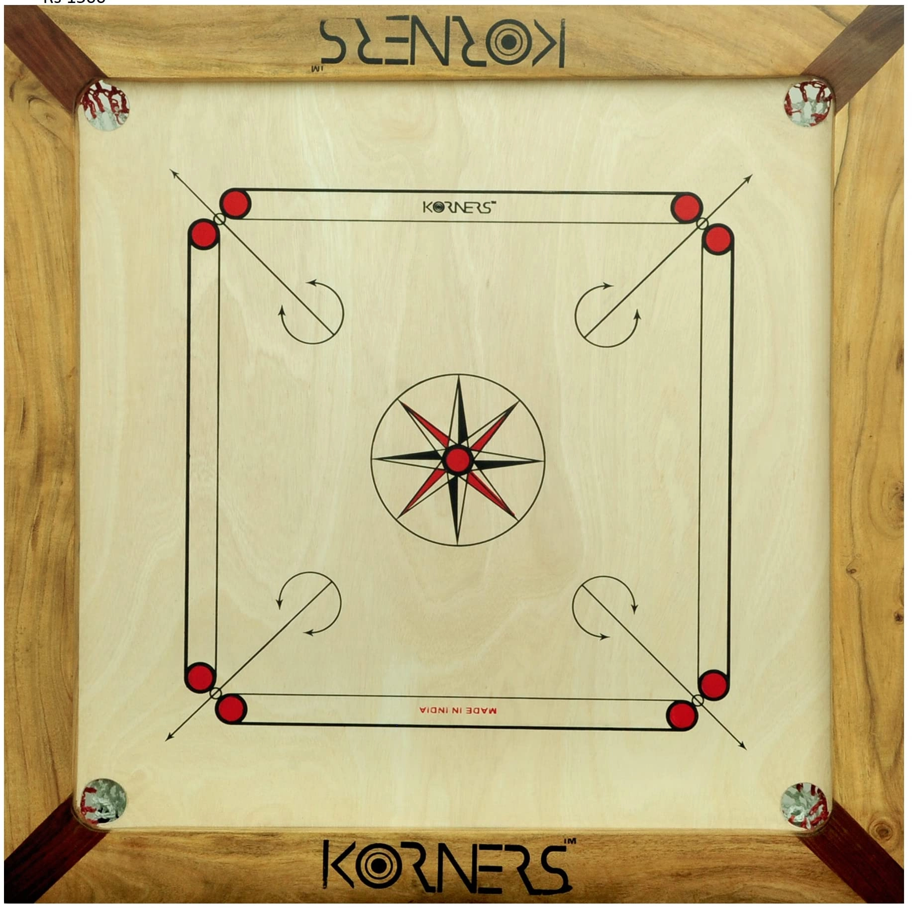 KORNERS Carrom Board