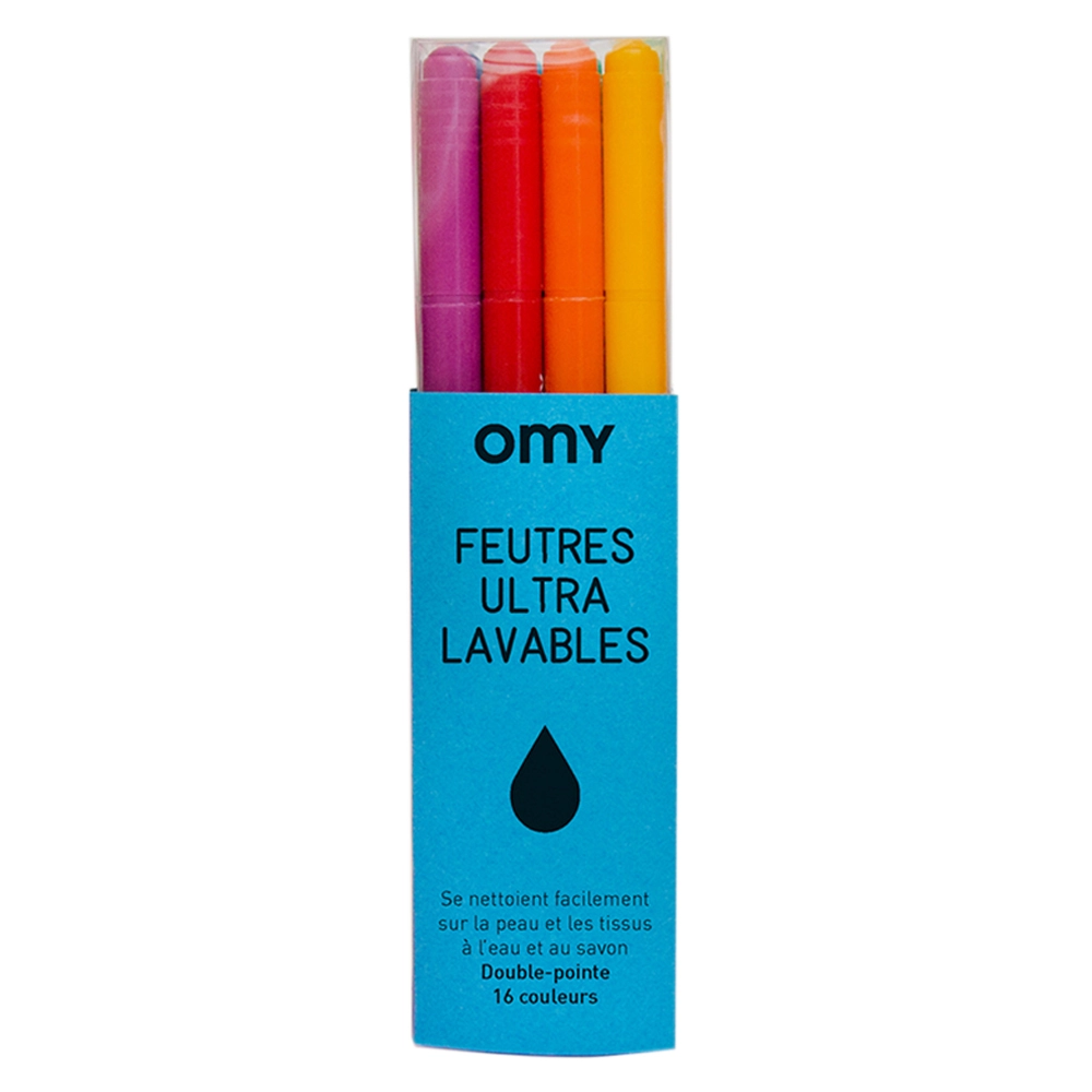 Washable Felt Pen - 16pcs