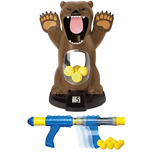 Hungry Bear Shooting Target Game - 8 inches long x 7 inches wide x 12 inches high Brown