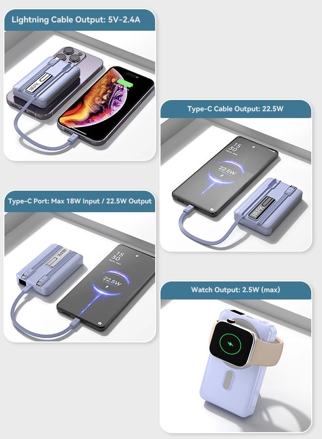 M6 - 10000 mAh 22.5 W Fast charging Wireless charging