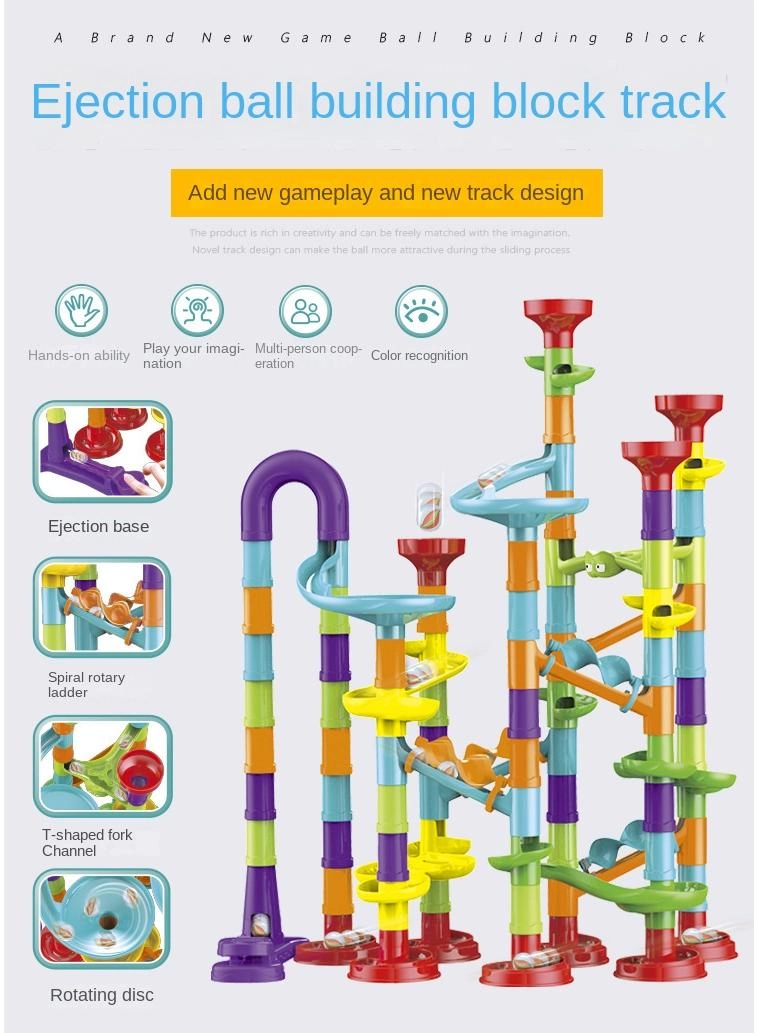 Marble Run Set - Construction 113 pcs