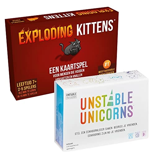 Exploding Kittens - Card Game + Unstable Unicorns