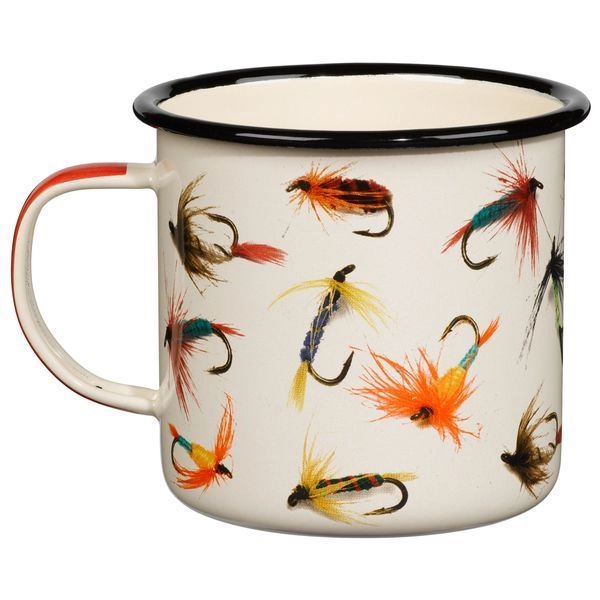 GENTLEMEN'S HARDWARE Fly Fishing Enamel Mug - 500 ml