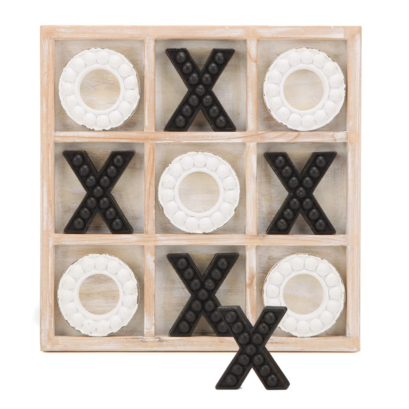Tic Tac Toe - Cute Bear Decorative Wooden Travel