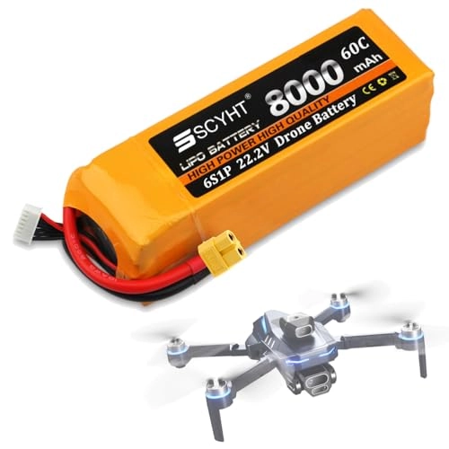 6S Drone Battery - 6000mAh 6500mAh 8000mAh