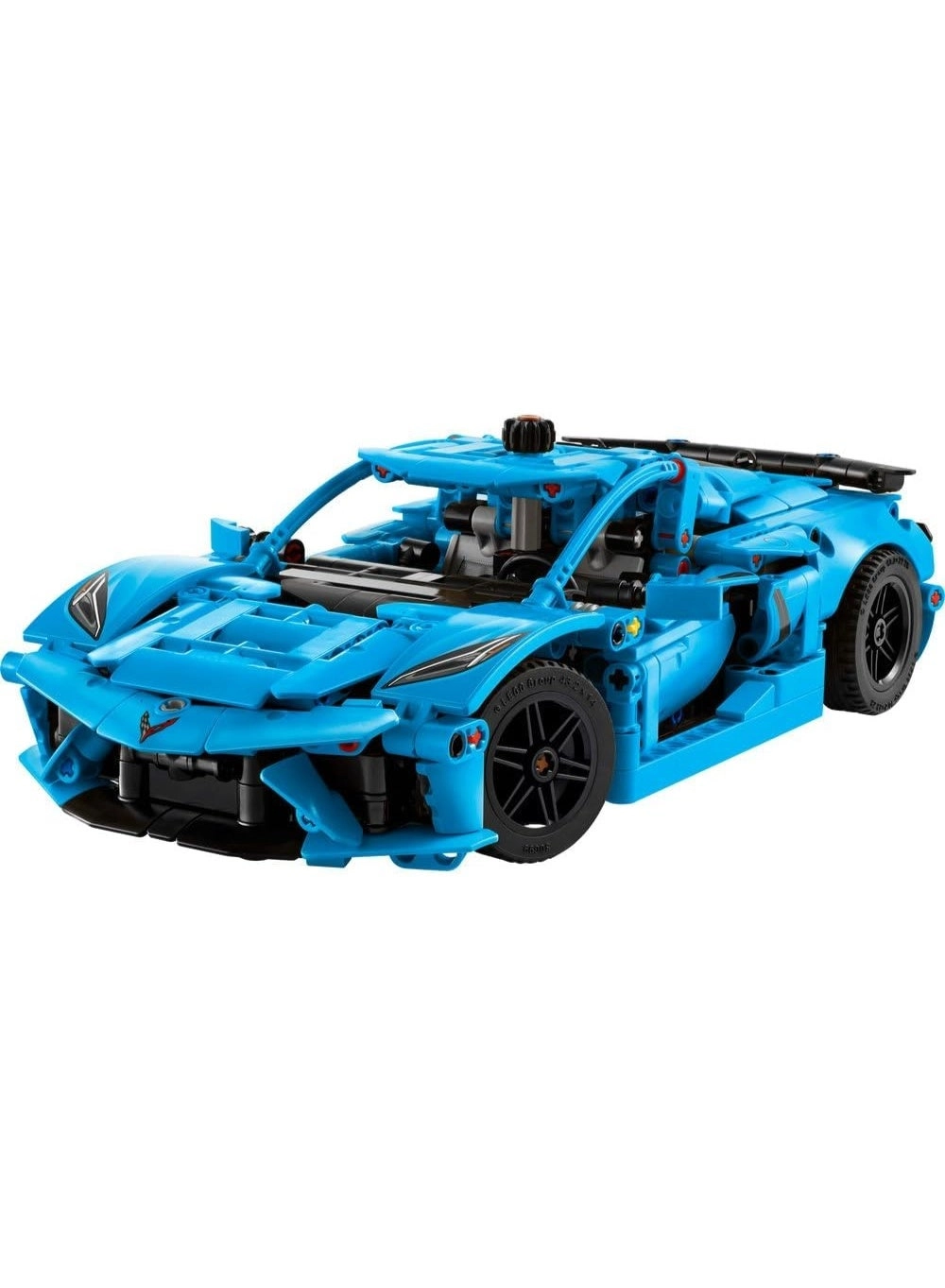 Technic Chevrolet Corvette Stingray (42217) - Blue Race Car Moving 8-Cylinder Engine