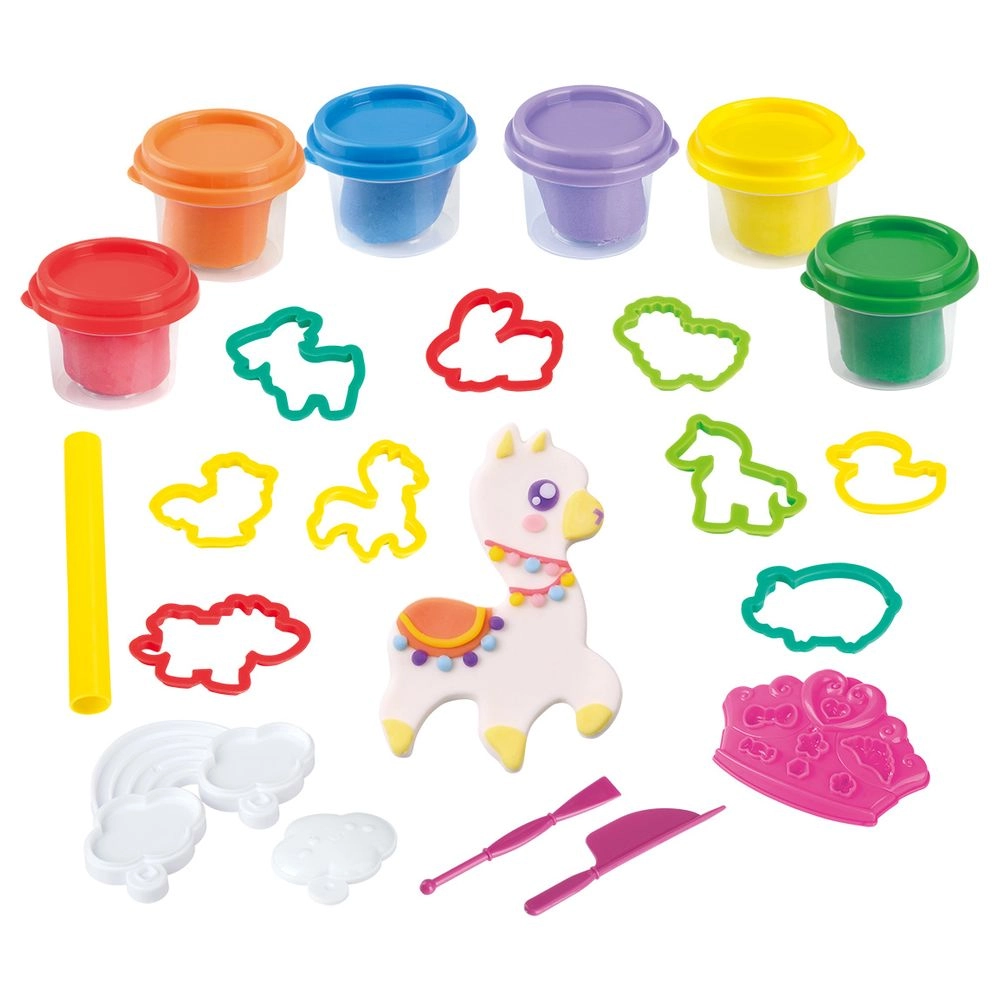 Animal Farm Dough Kit - 3+ years 6 pcs