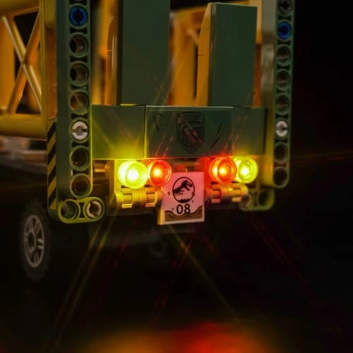 Allosaurus Transport Truck (76966) - LED Light Kit White