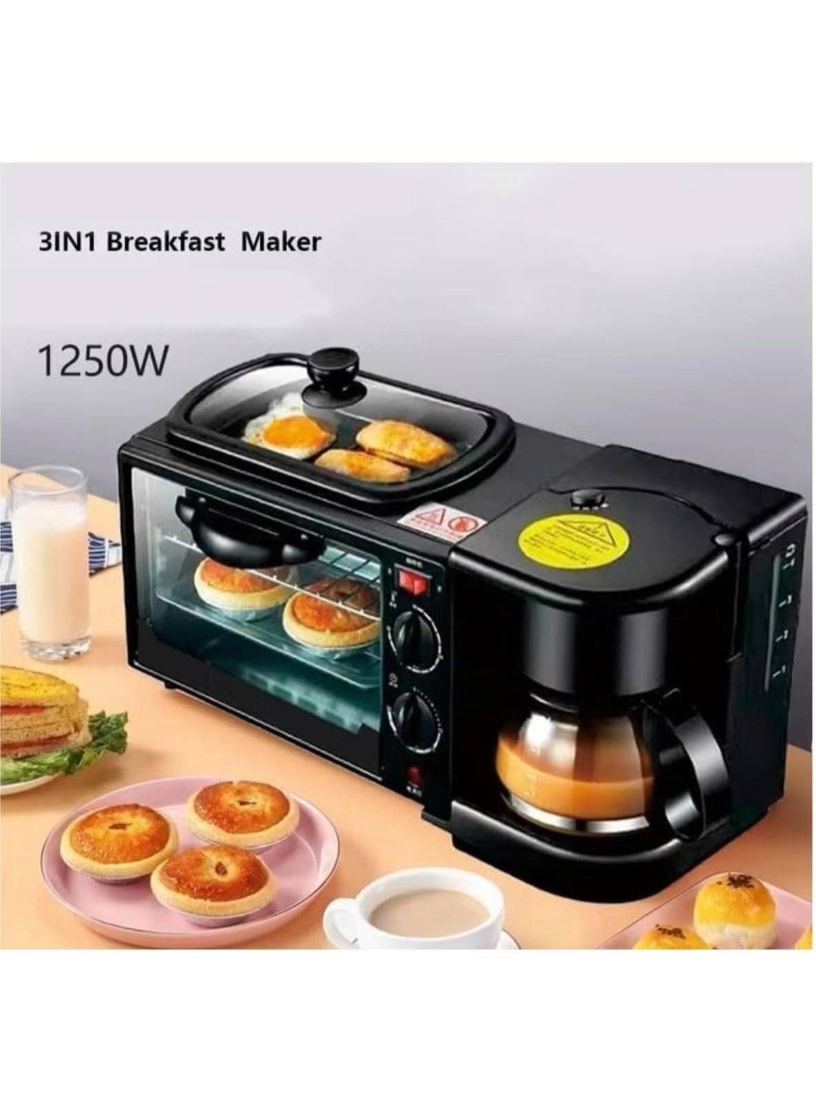 3-in-1 Breakfast Maker Machine