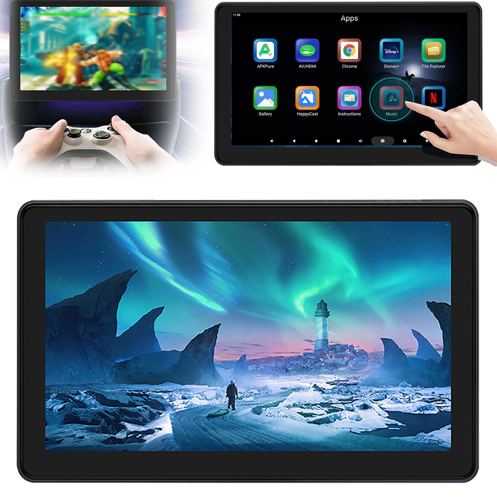 Headrest player - 11.6-inch