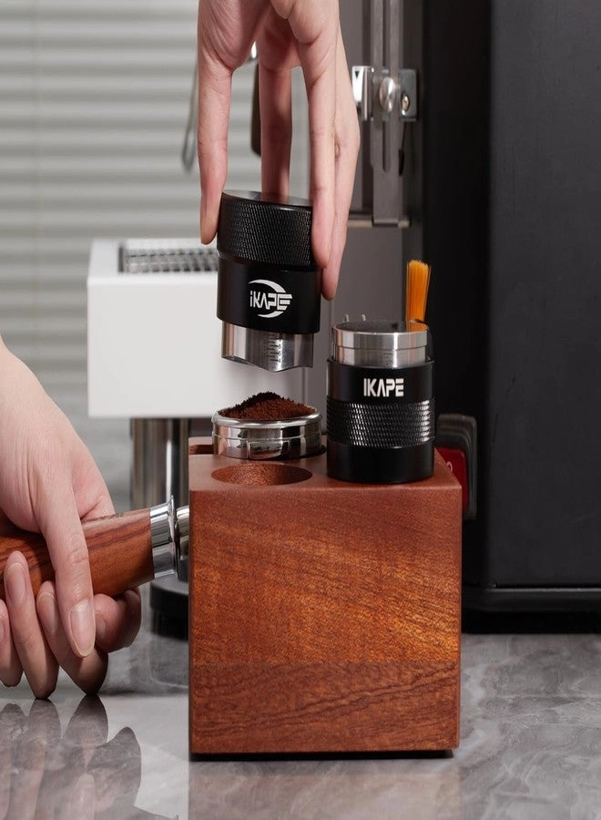 Espresso Tamper Holder - Natural Walnut Fit for 51, 54, 58mm