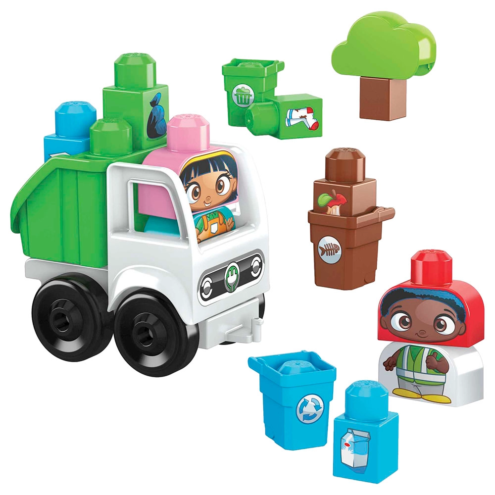 Green Town Sort And Recycle Squad Building Set - 18 pcs
