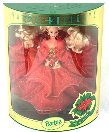 Happy Holidays Barbie - Hallmark Special Edition 1993 11.5" Ages 3+