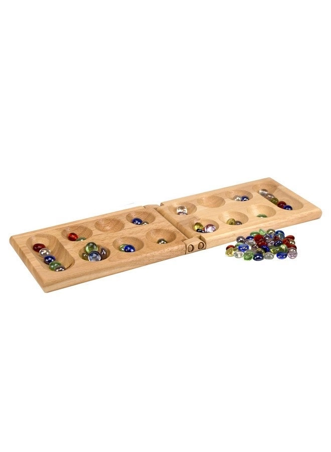 Classic Mancala - Fullsized Solid Wooden Board