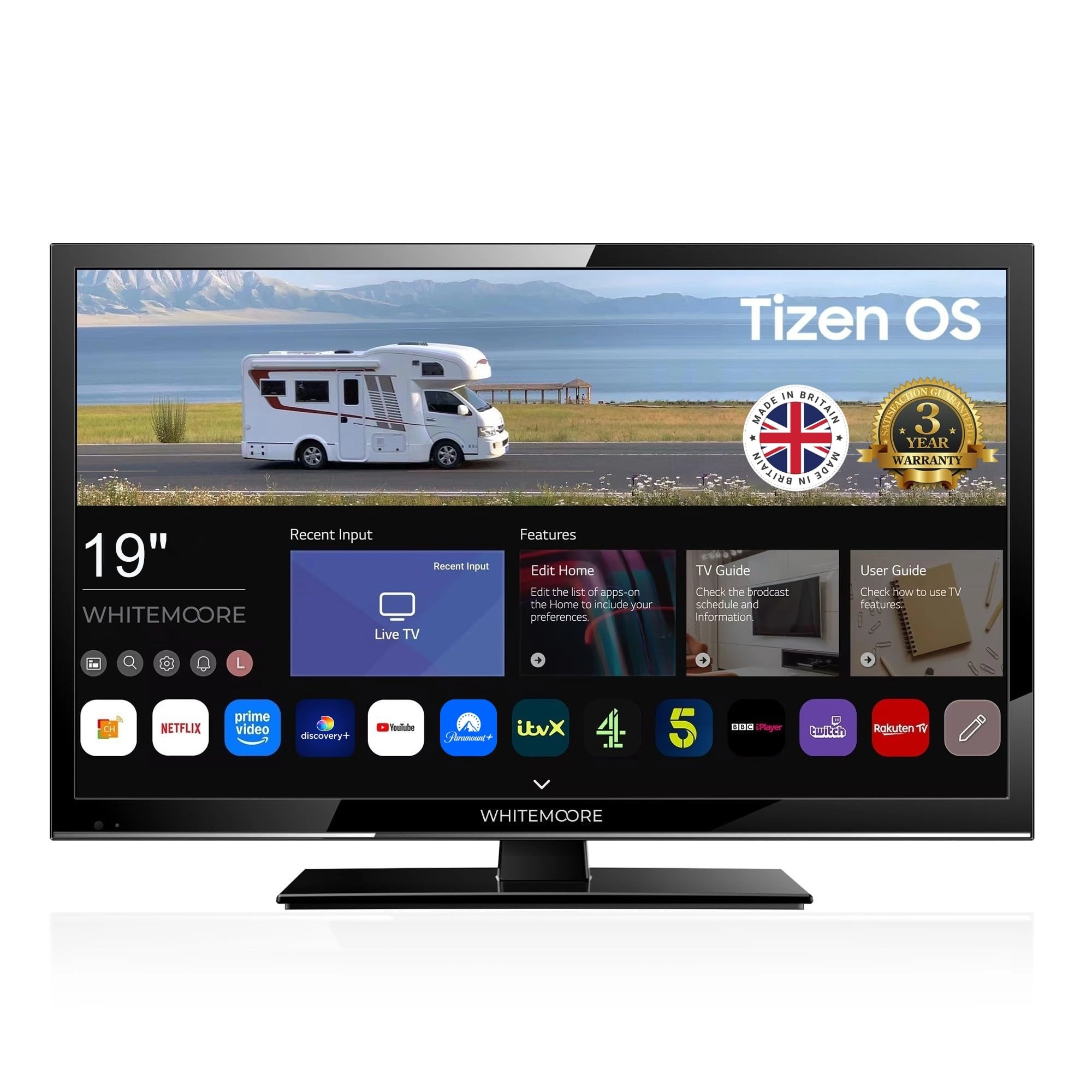 whitemoore WM19HT1-12V - 720p 19 Inches