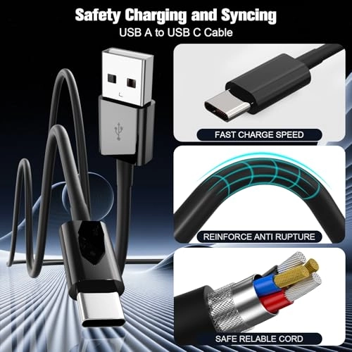 Charge Cable 480Mbps USB-A to USB-C 0.9m