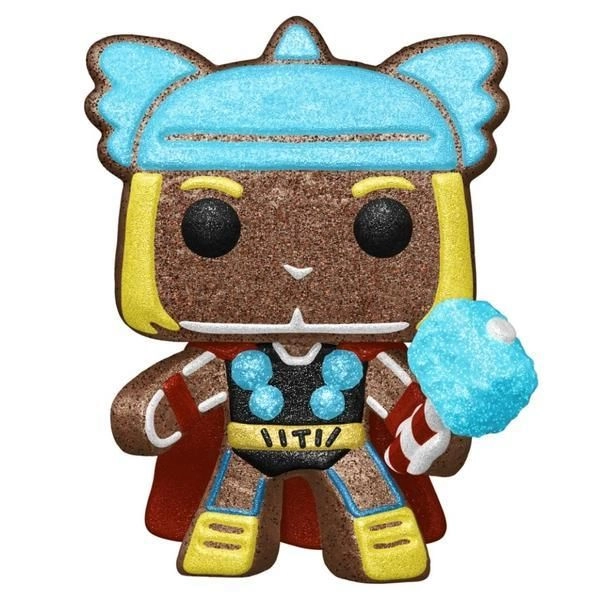Thor - Marvel Holiday Diamond Glitter - Gingerbread Vinyl Figure
