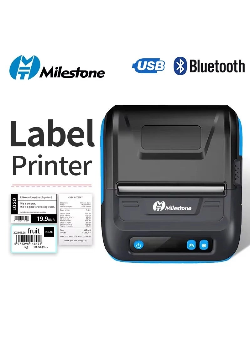 Thermal Mini Bluetooth Portable Printer - Thermal direct 80mm