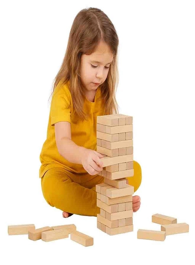 AROVEMIC Wooden Block Tower - 39 pcs