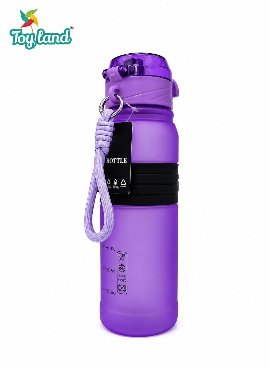 Portable Sports Water Bottle - Flip-top lid 500 ml